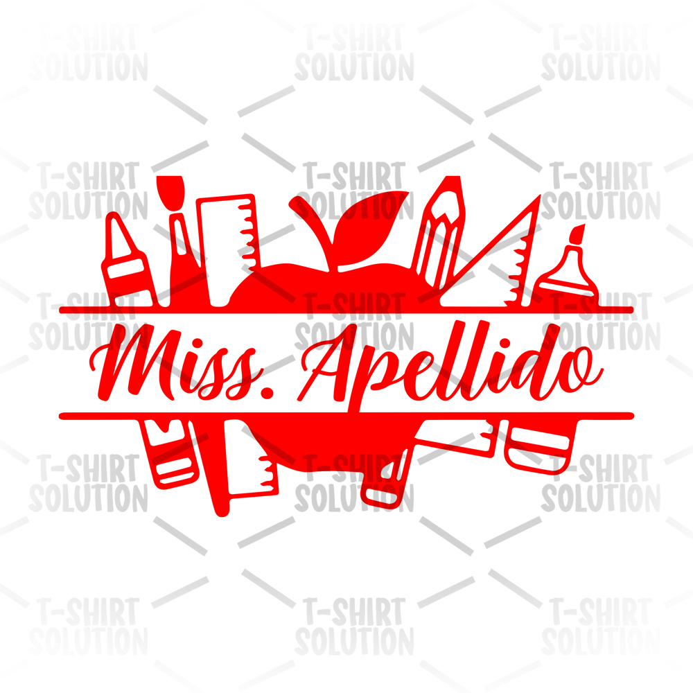 Miss. Apellido (Personalizada)