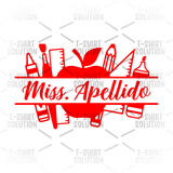 Miss. Apellido (Personalizada)
