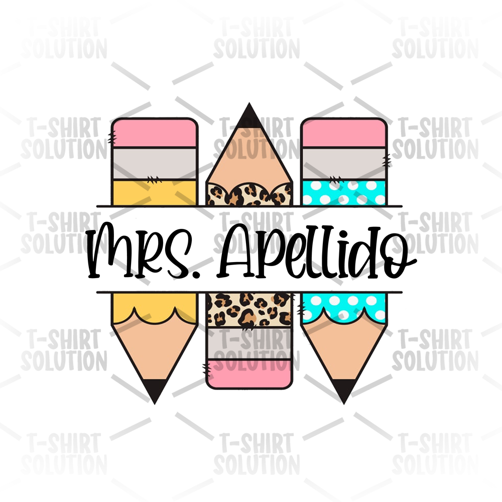 Lapices con Apellido (Personalizada)