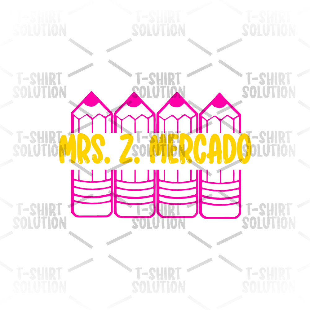 Lapices con Apellido (Personalizada)