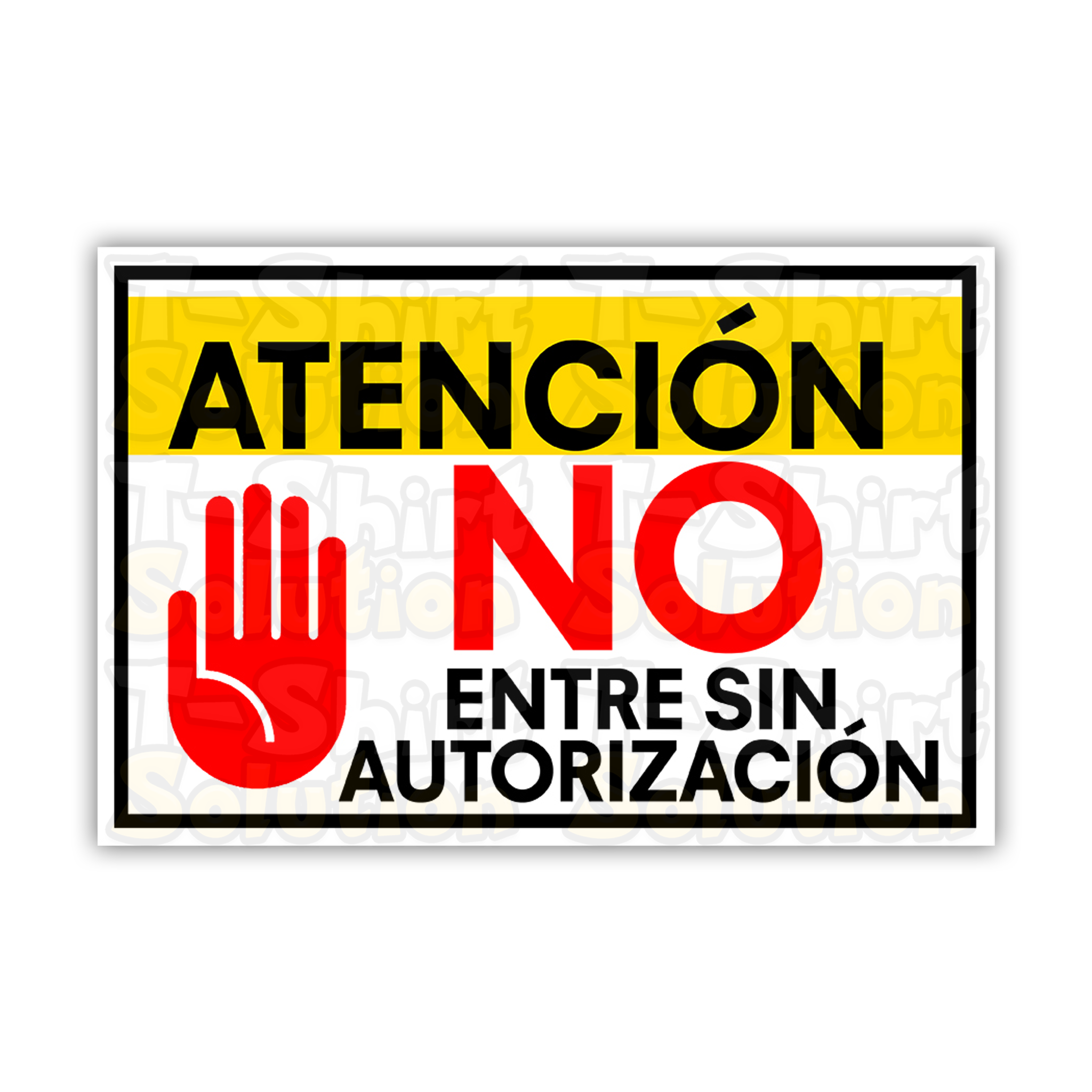 No entre sin autorización