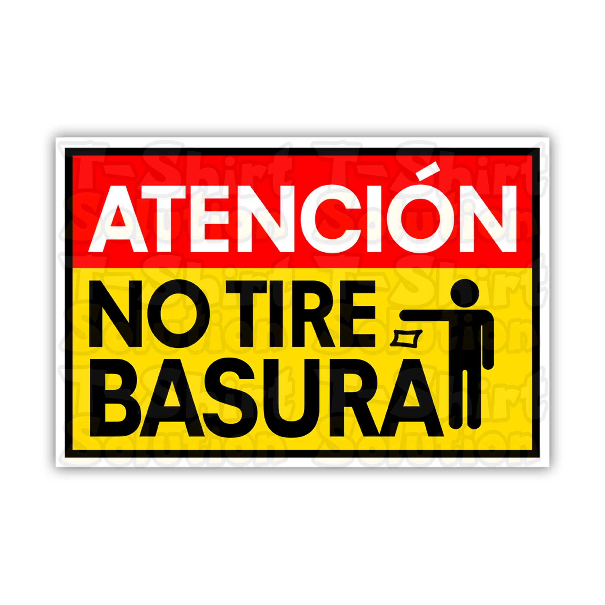 No tire basura